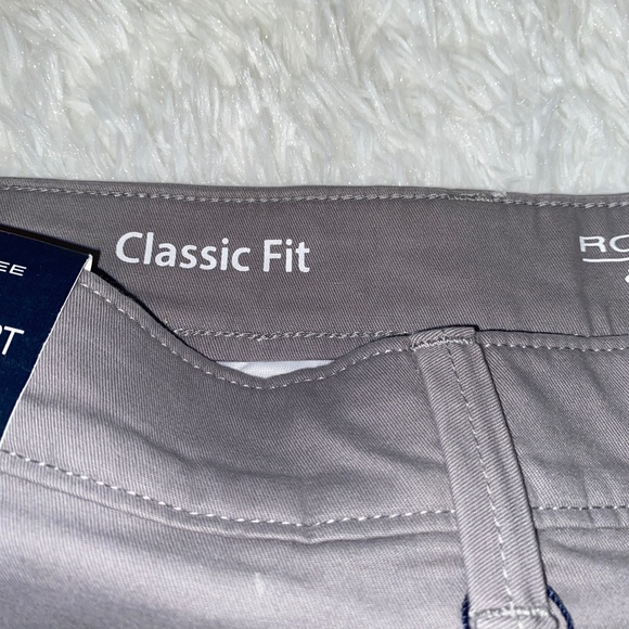 NWT Roundtree and Yorkie Chino Gray Classic Fit Pants - Picture 8 of 11